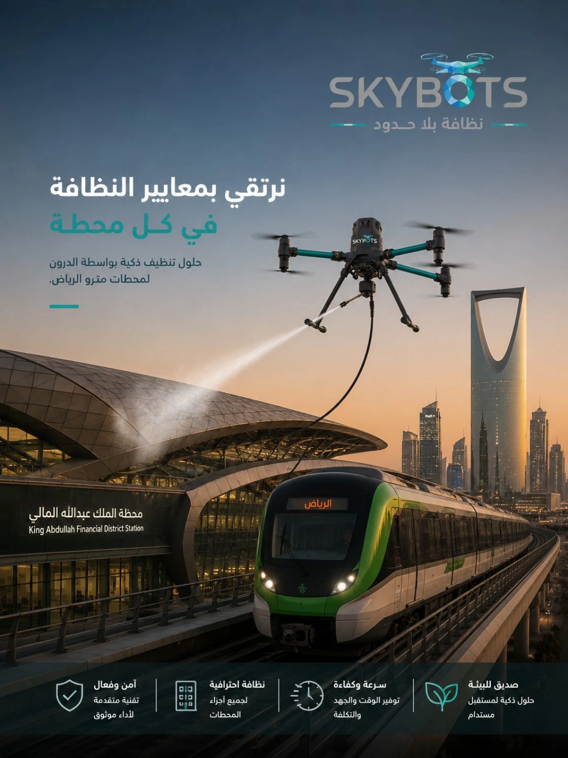 محطات المترو والمرافق